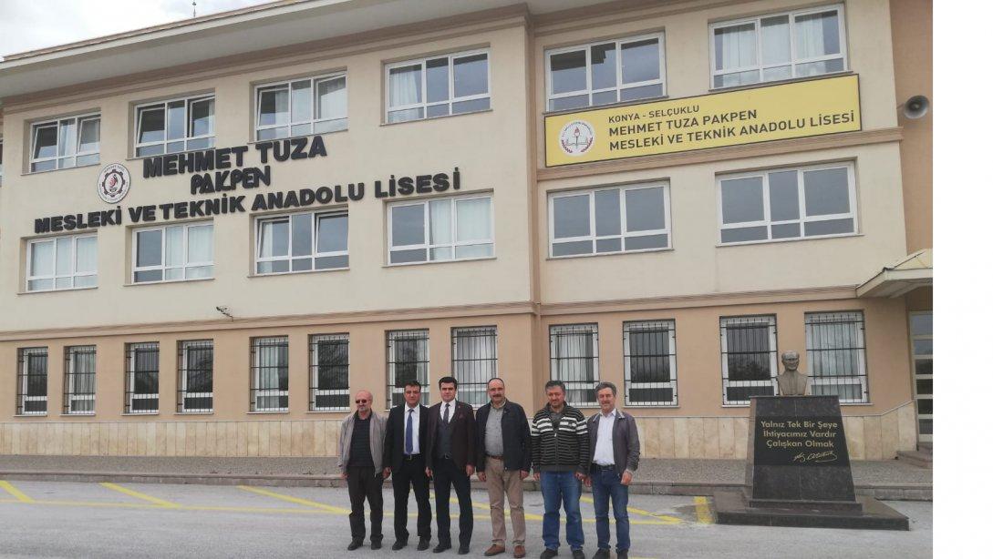 Selçuklu Mehmet Tuza Pakpen Mesleki ve Teknik Anadolu Lisesine ait binaların periyodik kontrolü yapıldı.